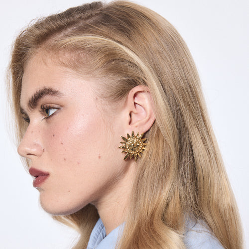 Boucles D'oreilles Percées Doré 41 Degrés