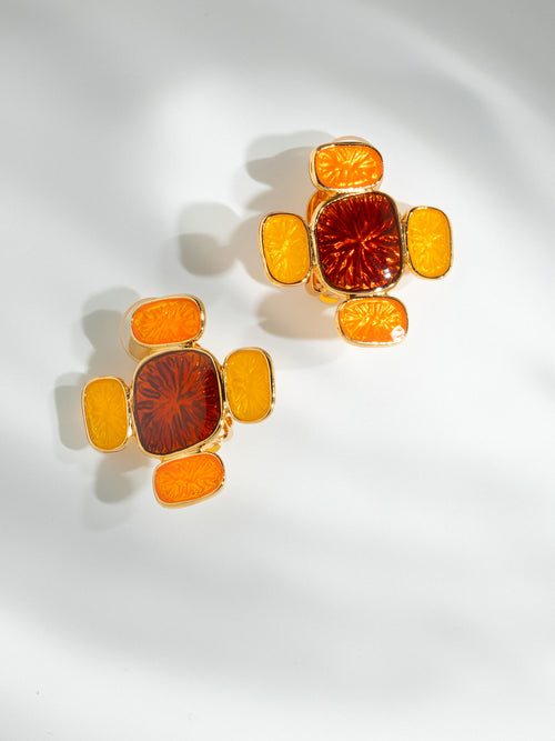 Boucles D'oreilles Clips Doreés Dolce Dolcezza