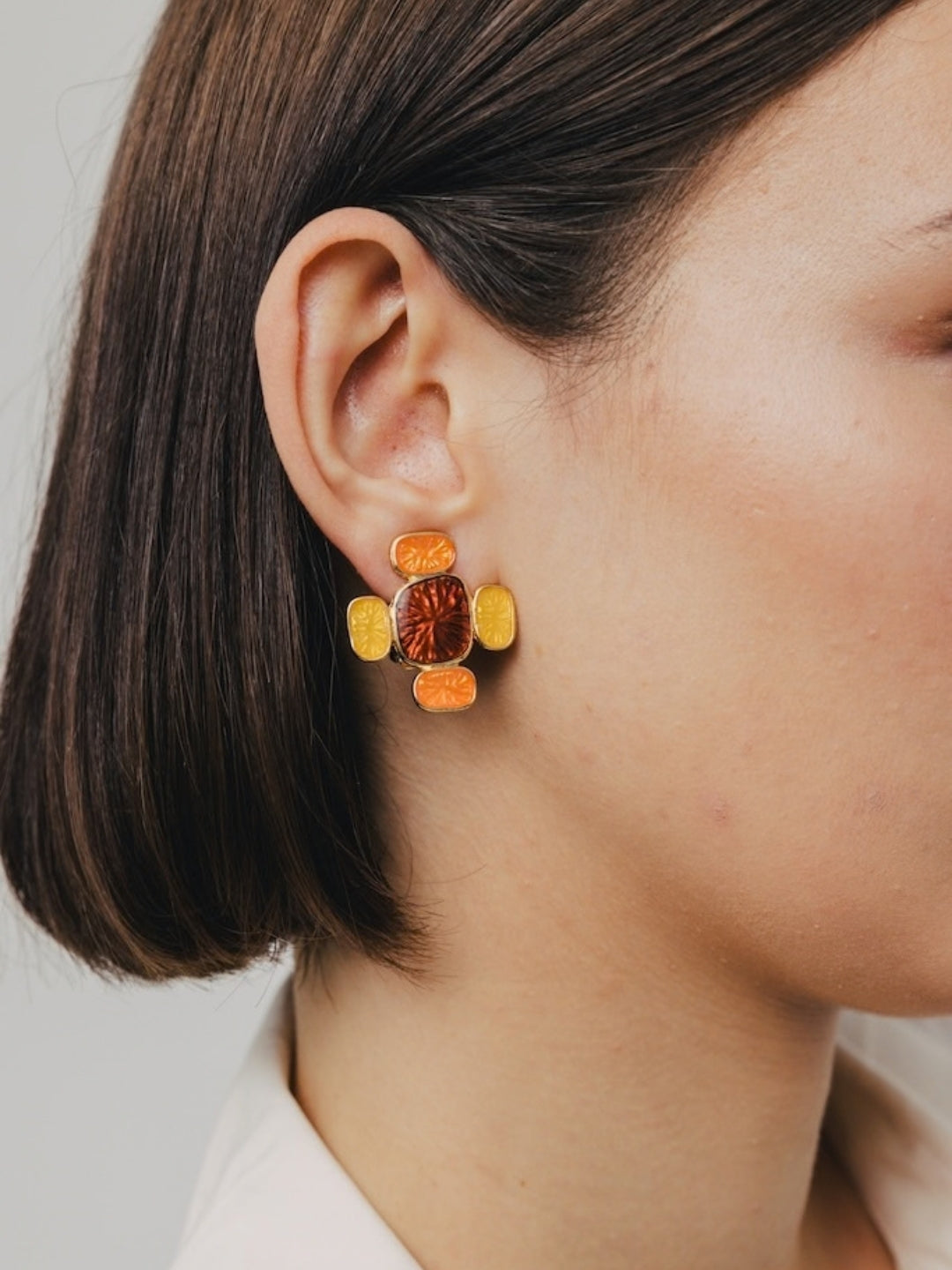 Boucles D'oreilles Clips Doreés Dolce Dolcezza