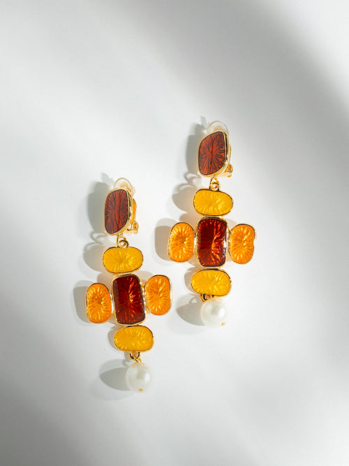 Boucles d'oreilles Clips dorées Dolce Dolcezza