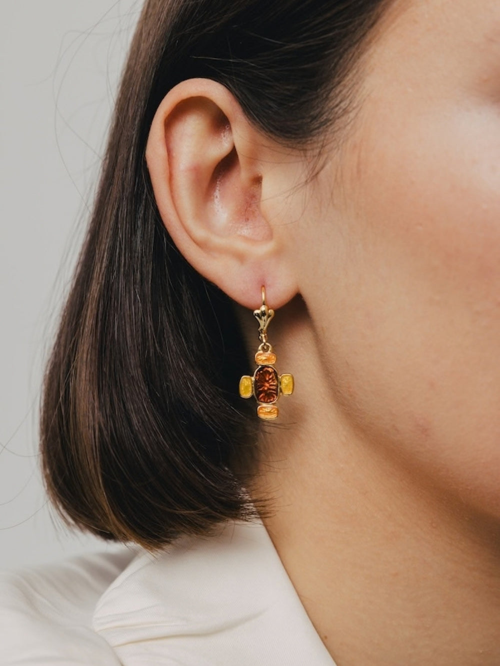 Boucles d'oreilles Percées dorées Dolce Dolcezza