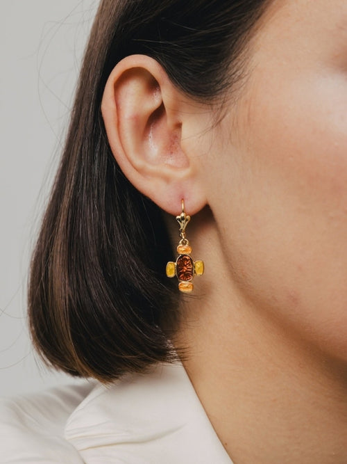 Boucles d'oreilles Percées dorées Dolce Dolcezza