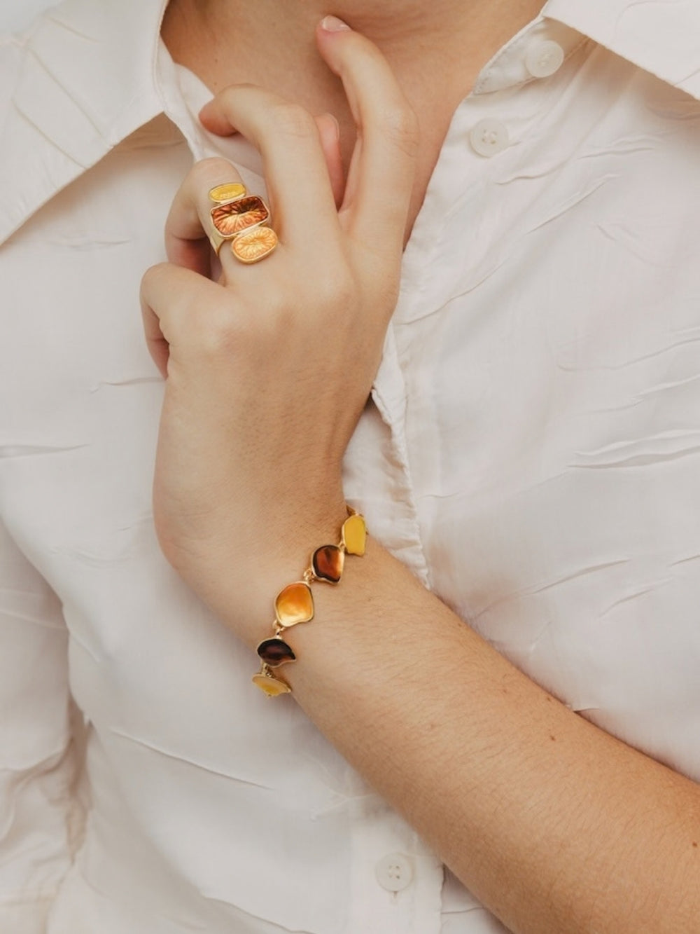 Bague Ajustable dorée Dolce Dolcezza