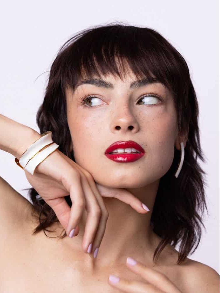 First Date Golden Cuff Bracelet