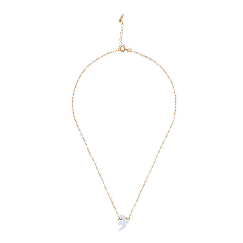 Gold-Plated Opal Necklace