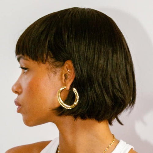 Boucles D'oreilles Percées Doré Olala