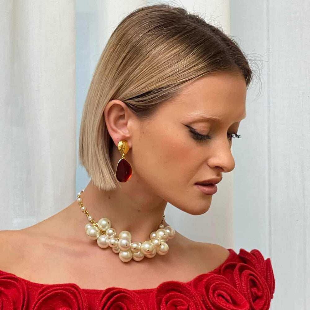Gold-Plated Botanical Necklace