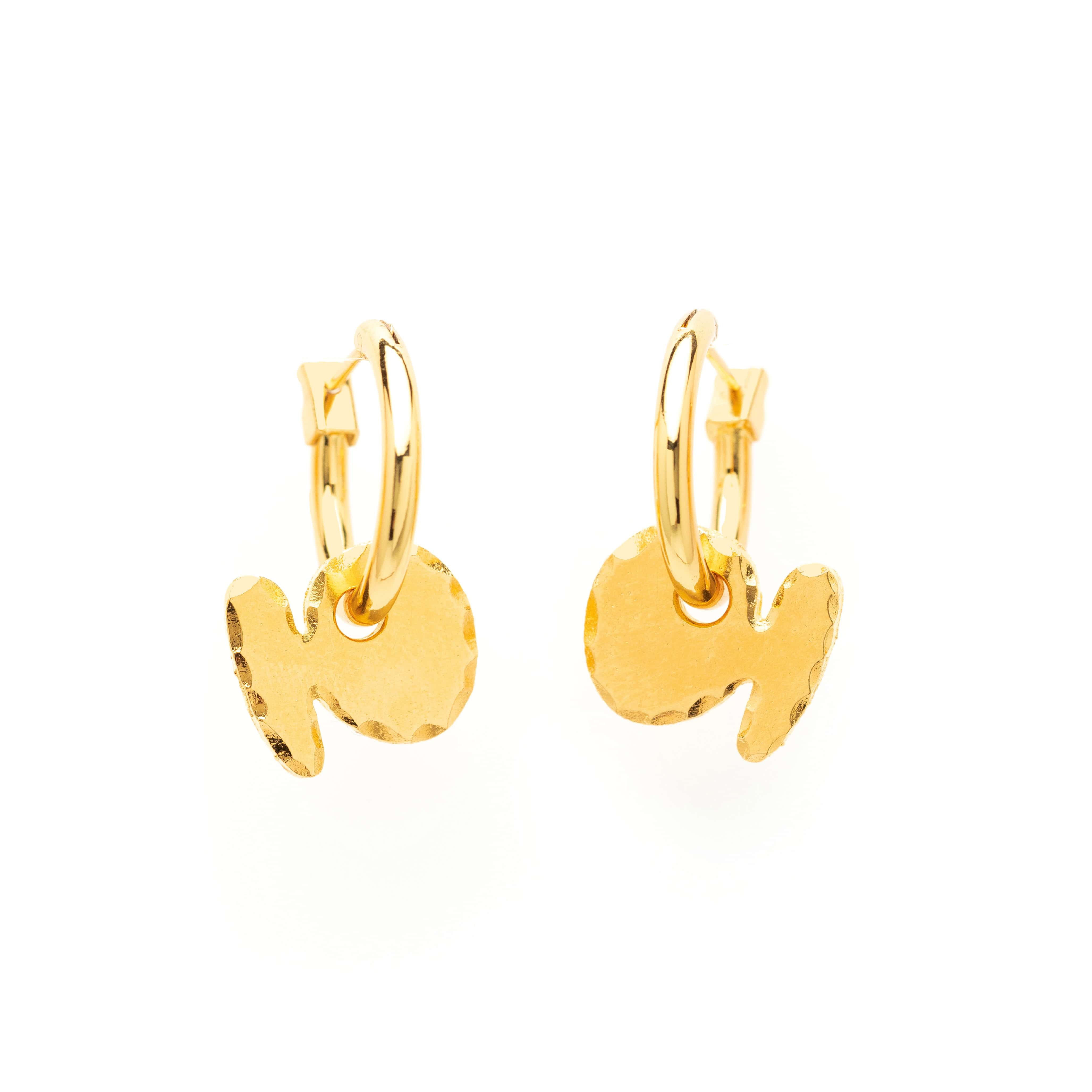 Boucles d’oreilles doré Charms