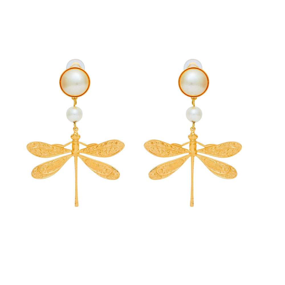 Boucles D'oreilles Clips Doré Maitika