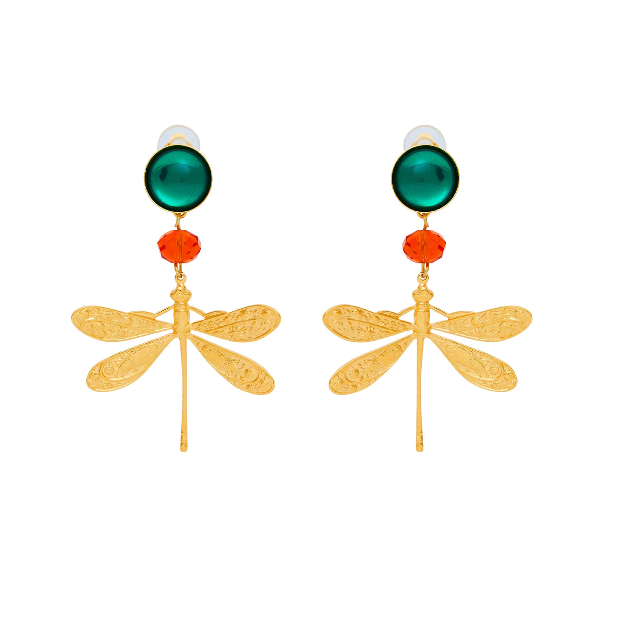 Maitika Gold Clip-On Earrings