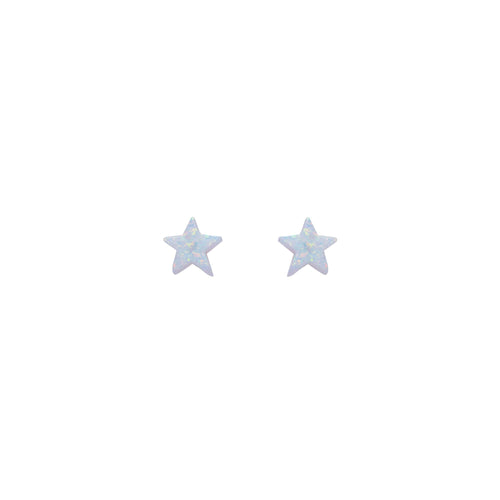 Boucles d'oreilles Percées Argent Opaline