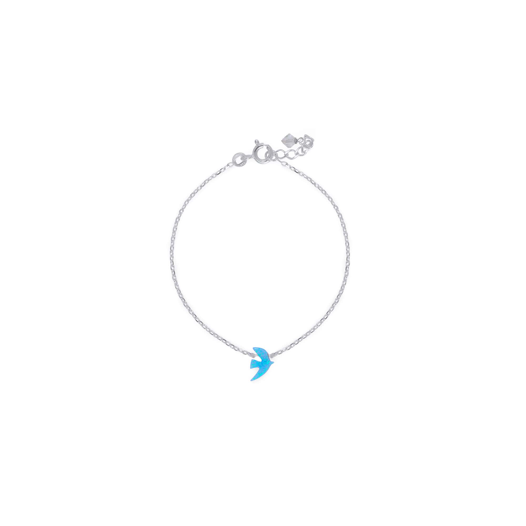 Silver Opaline Bracelet