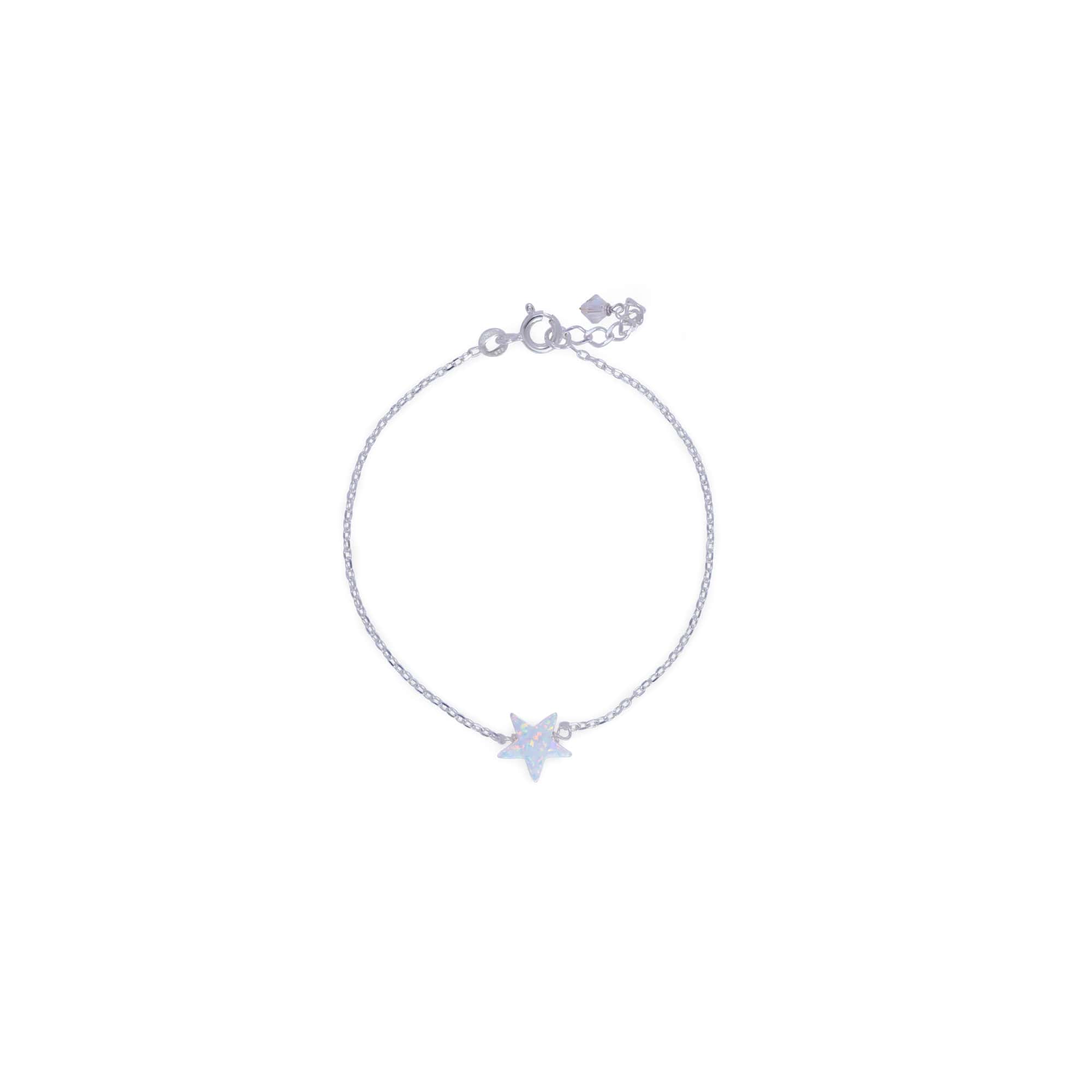 Bracelet Argent Opaline