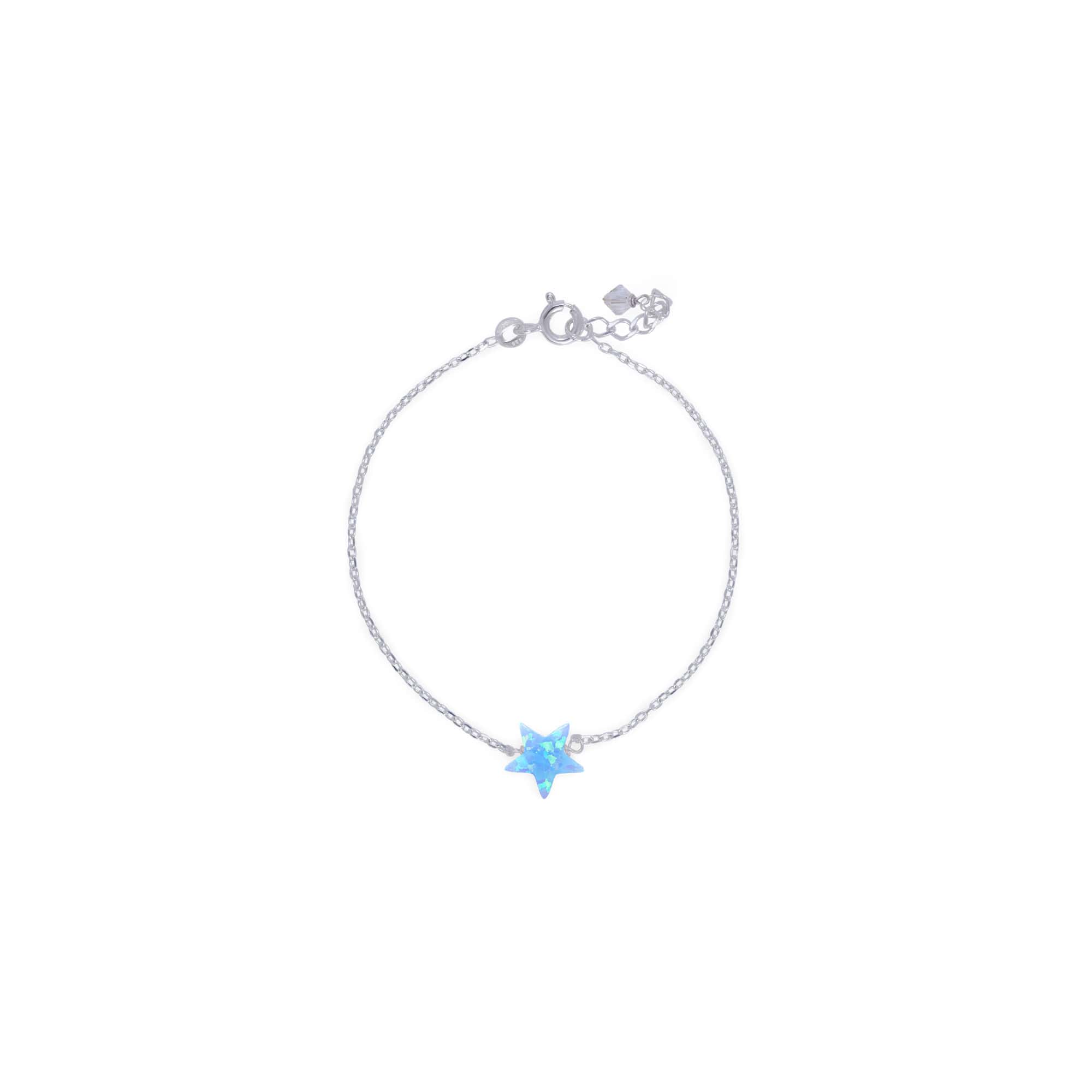 Silver Opaline Bracelet