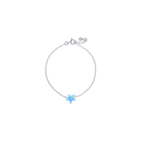 Bracelet Argent Opaline