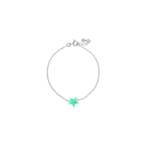 Bracelet Argent Opaline