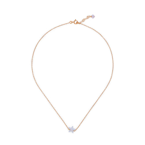 Collier Doré Opaline