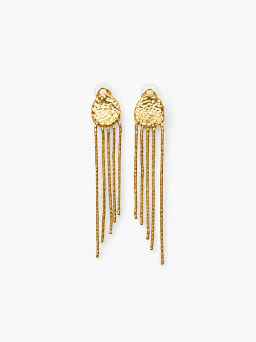 Boucles D'oreilles Clips Héritage Voie Lactée Dorées
