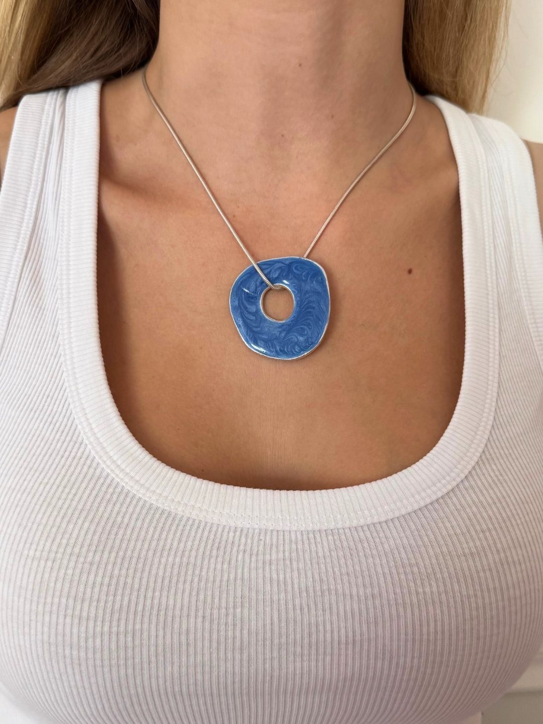 Collier Héritage Energie Bleu