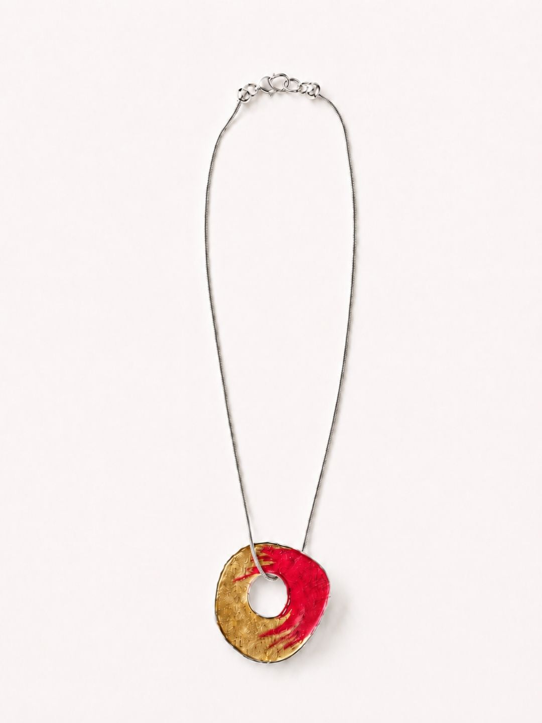Collier Héritage Energie Rose Et Kaki