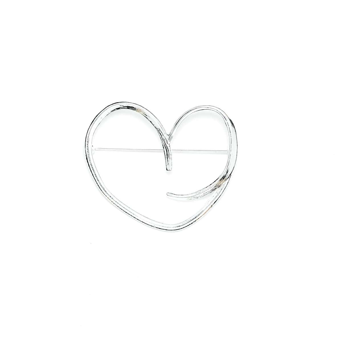 Silver-plated Brooch The Golden Hour