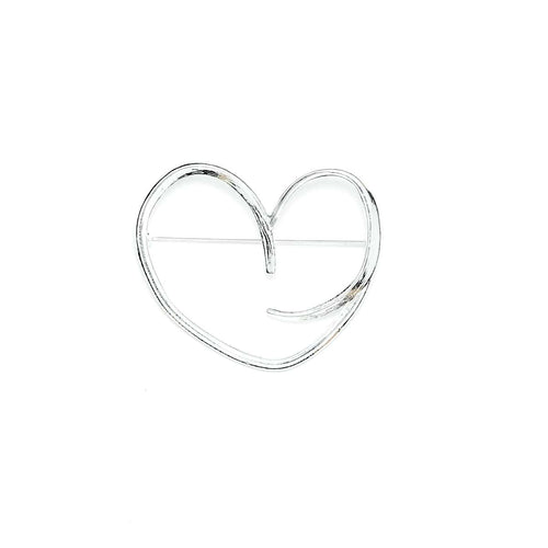 Broche Argenté L'Heure Dorée