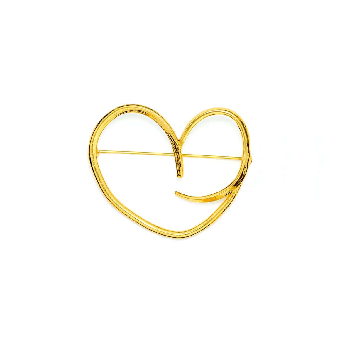 Golden Hour Gold Brooch