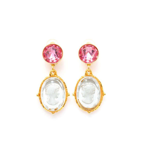 Gold Clip-On Earrings Unexpected Encounter