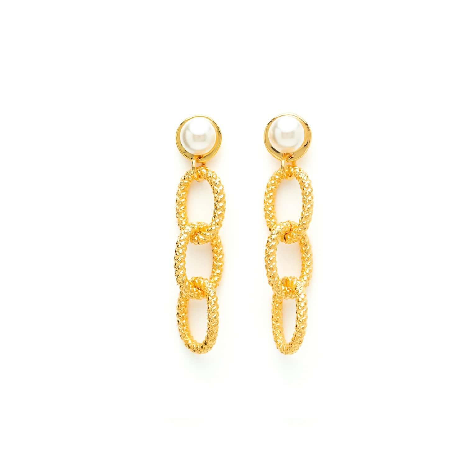 L'Heure dorée Gold-plated earrings