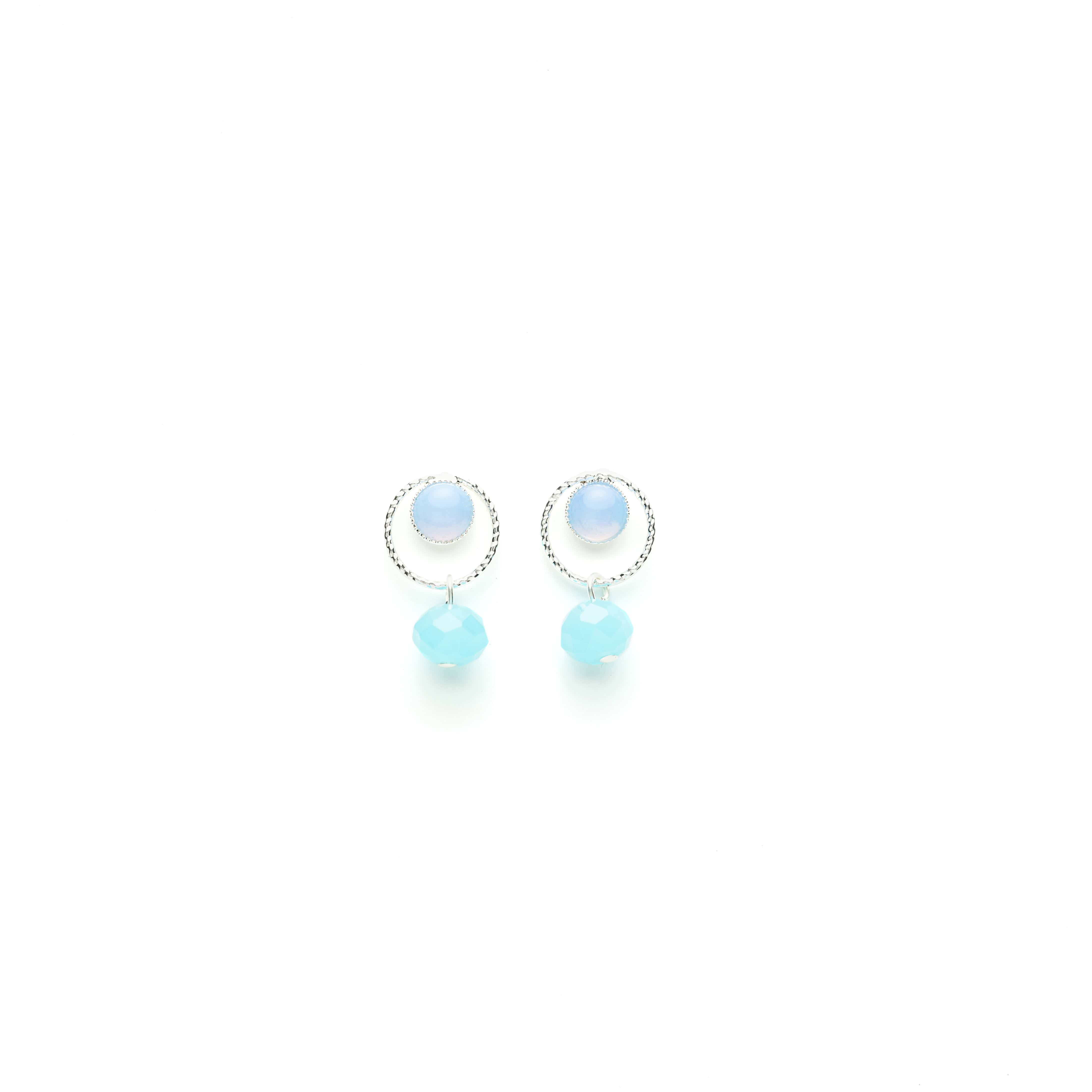 Boucles d'oreilles Percées Argenté L'Heure Dorée