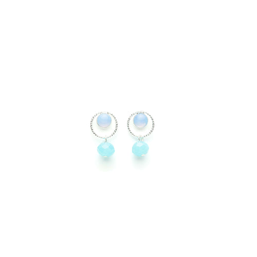 Boucles d'oreilles Percées Argenté L'Heure Dorée