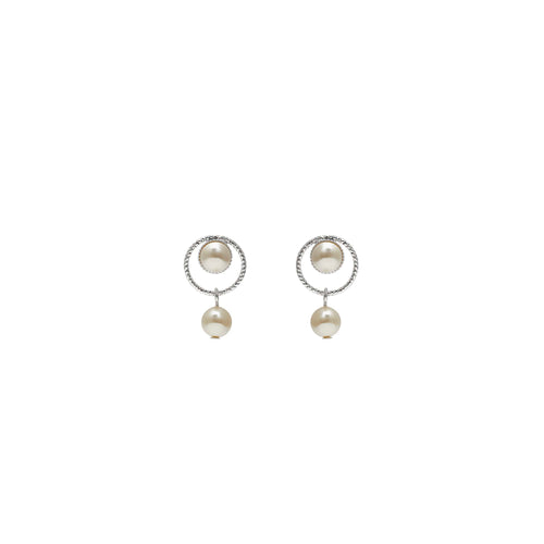 Boucles d'oreilles Percées Argenté L'Heure Dorée