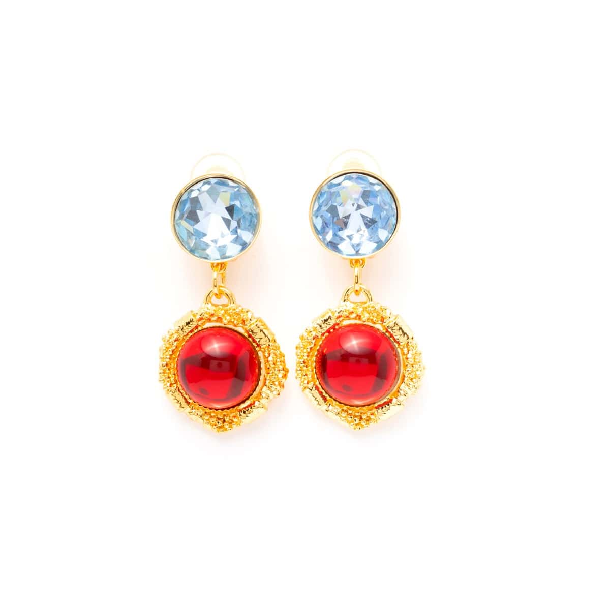 Gold Cabaret Clip-On Earrings