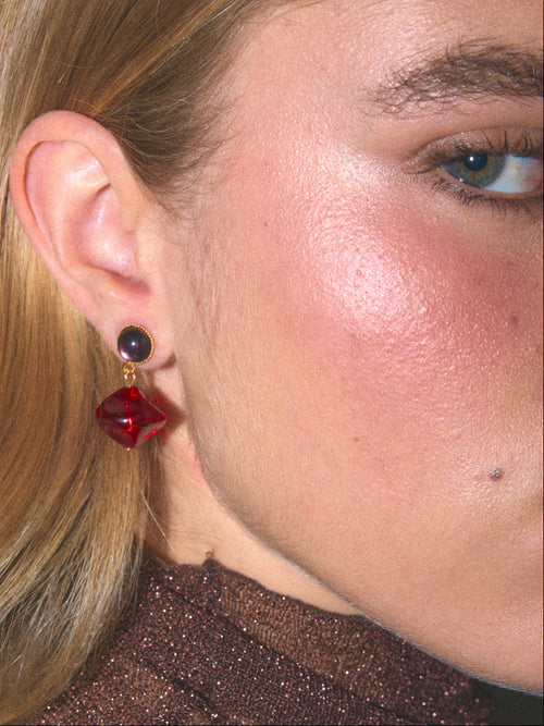 Boucles D'oreilles percées l'Heure Dorée