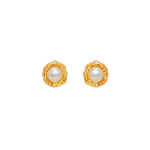 Boucles D'oreilles Clips Doré L'heure Dorée