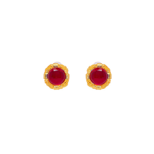 Boucles D'oreilles Clips Doré L'heure Dorée