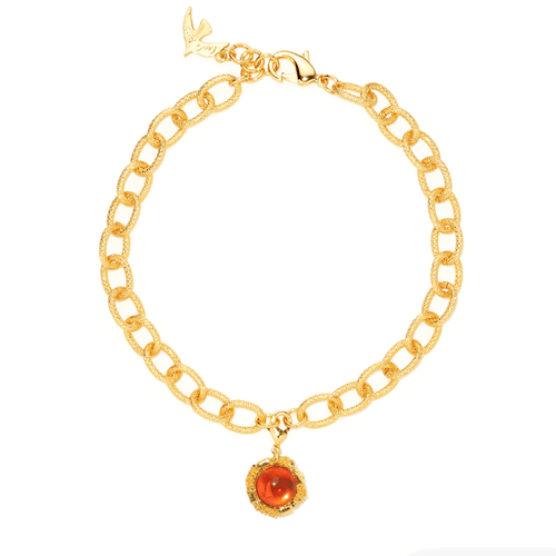 Charms Porte-Bonheur Orange Etincelle