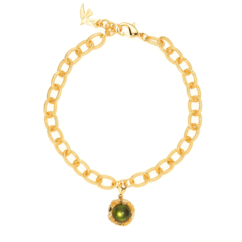 Charms Porte-Bonheur Vert Olive