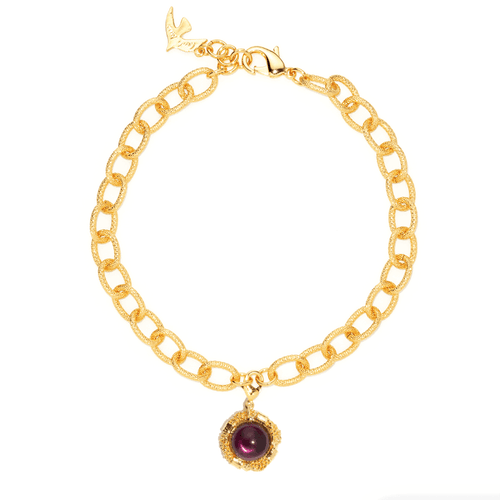 Charms Porte Bonheur Violet Caché