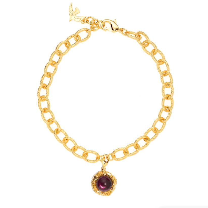 Charms Porte Bonheur Violet Caché