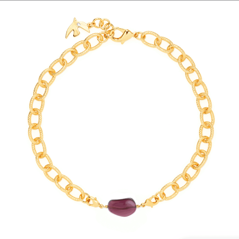 Nocturnal Violet Pearl Charms