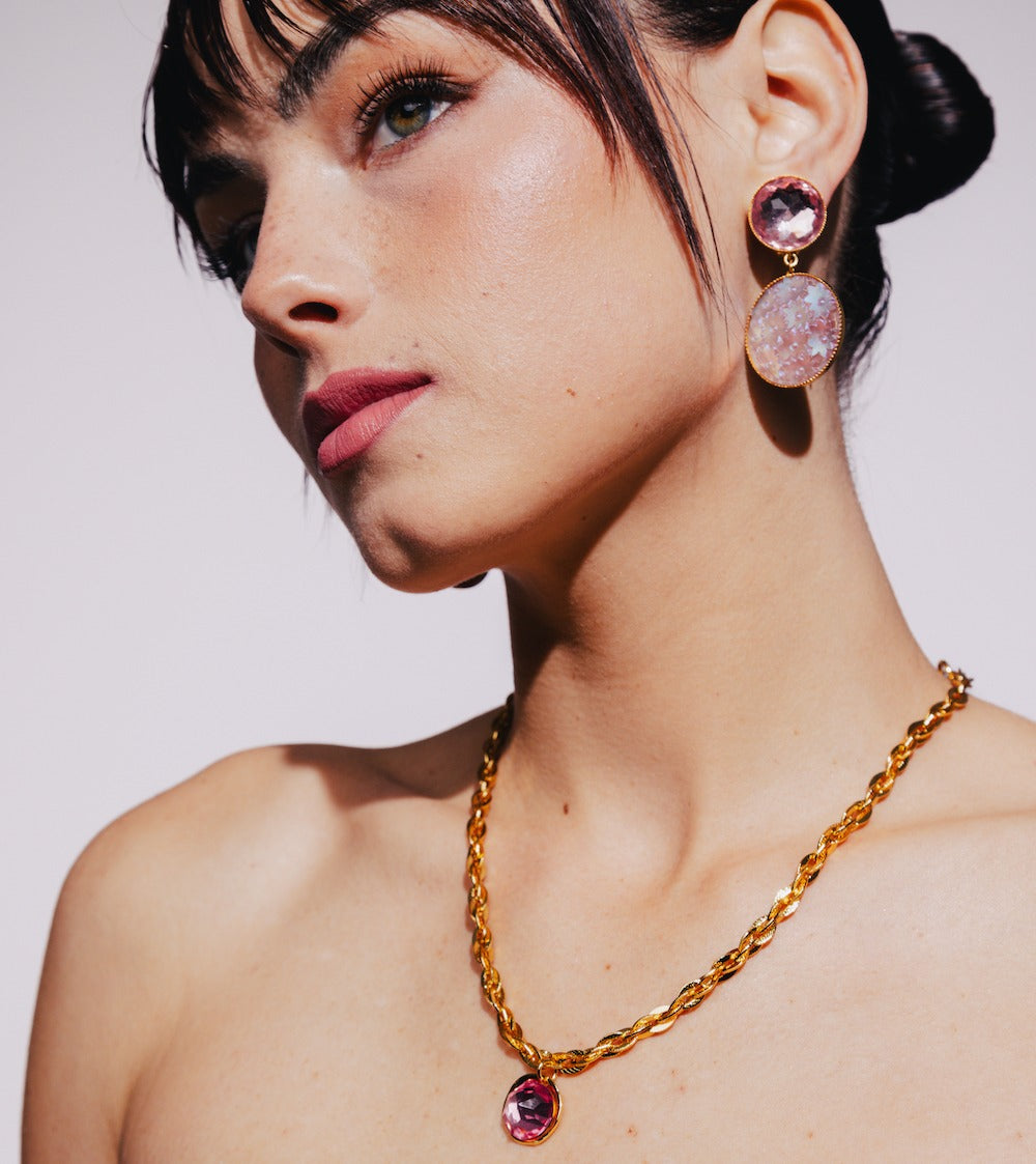 Gold-plated Sofia necklace