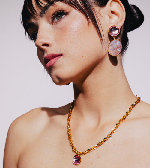 Gold-plated Sofia necklace