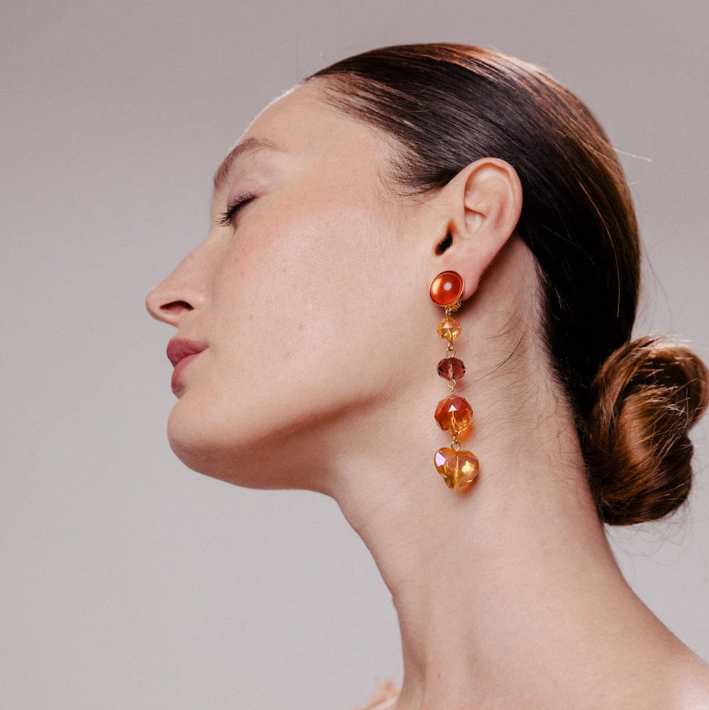 Michele clip-on earrings