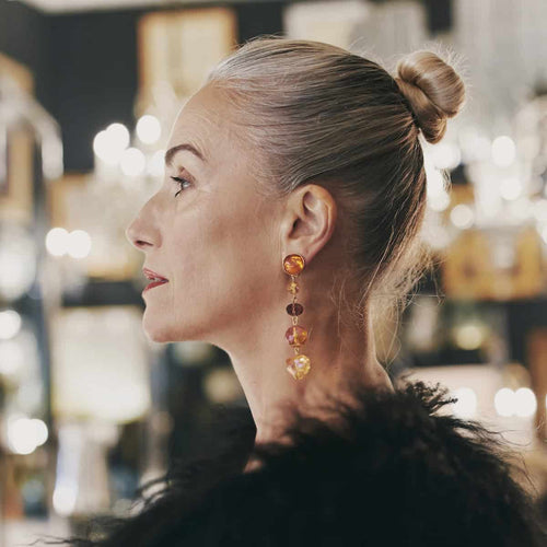 Michele clip-on earrings