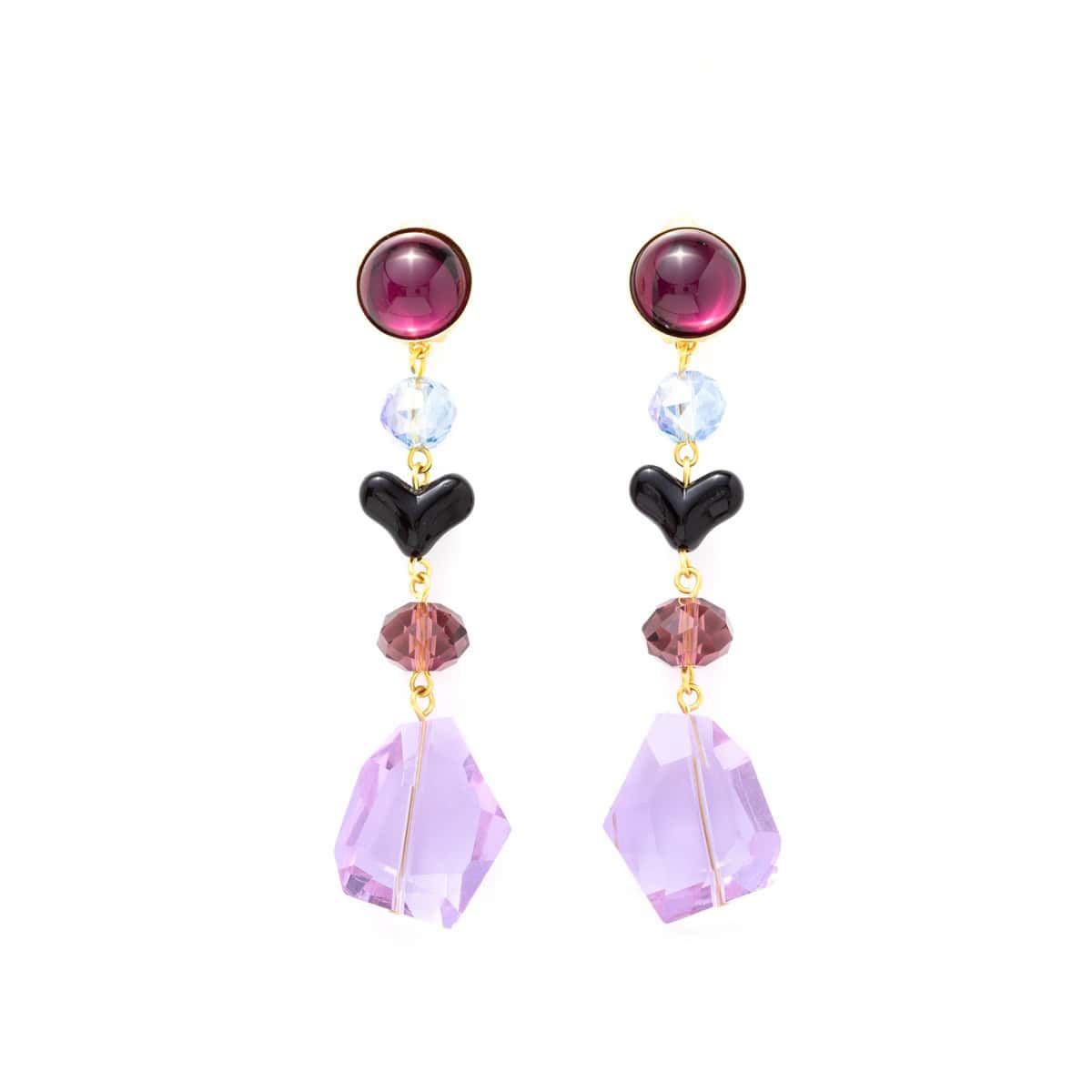 Michele Gold Clip-on Earrings