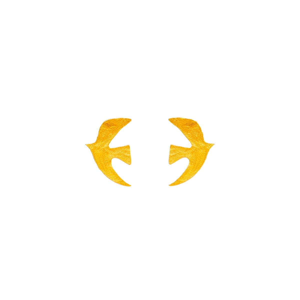 Pierced Earrings Gold Travel