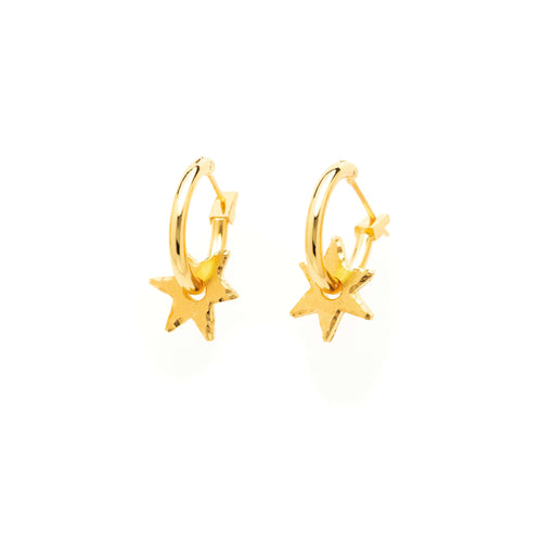 Boucles d’oreilles doré Charms