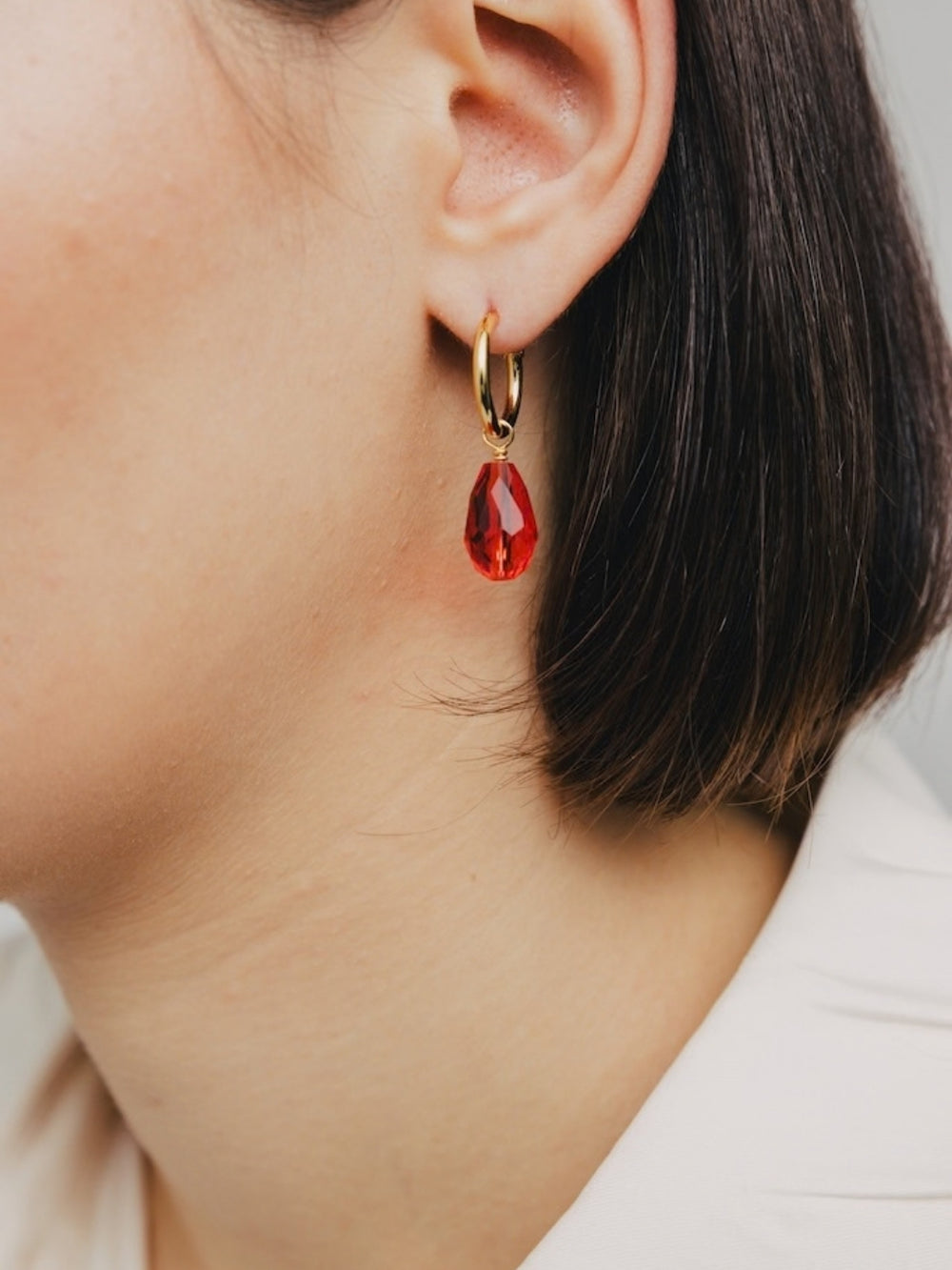 Boucles d'oreilles dorées Charms
