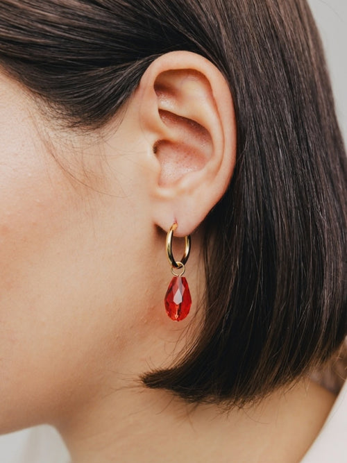Boucles d'oreilles dorées Charms